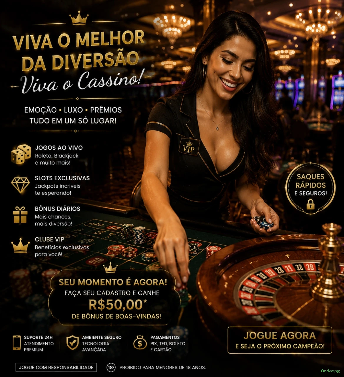 Cassino ao Vivo Ondaspg - Dealers Brasileiros Profissionais